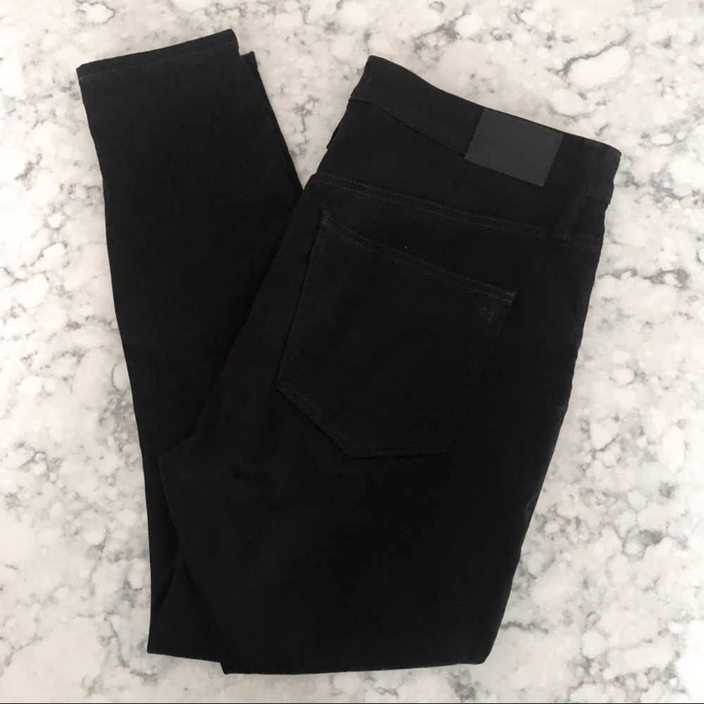 Madewell Black Curvy High-Rise Skinny Jeans